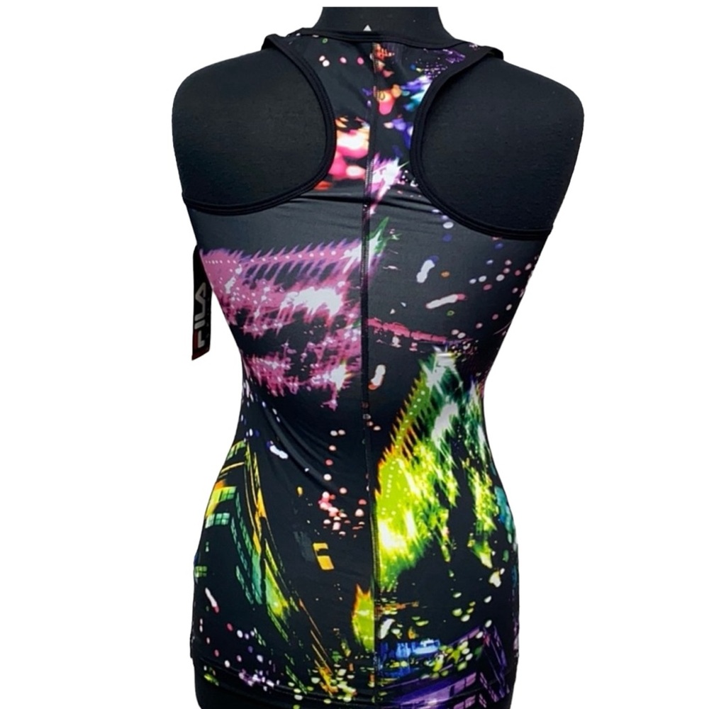 Fila Racer Back Multi Colored Sports Tank - Picture 2 of 3